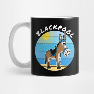 Seaside Donkey British Summer Holiday Blackpool Mug